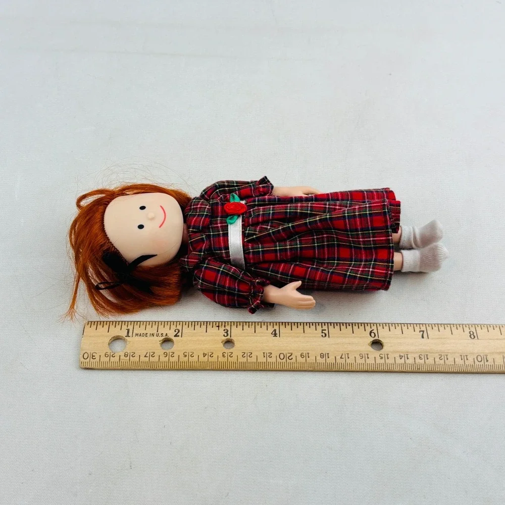Eden Madeline Doll Holiday Best Red Plaid‎ Dress Christmas 8